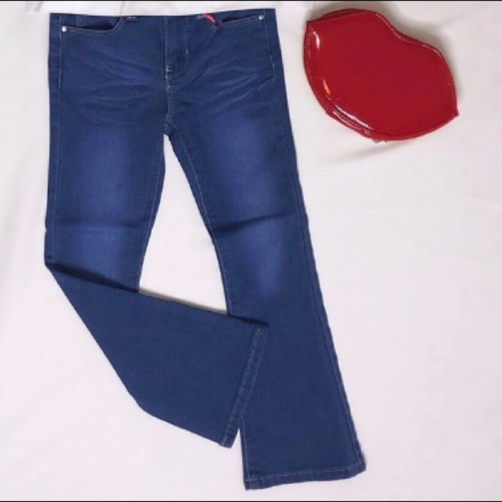 Boot cut denim jeans